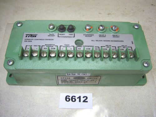 (6612) TRW Dynalco Speed Switch 3 Relay DYNZ 60008-400-0-00