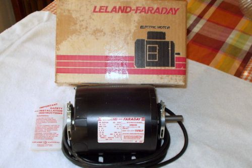 Leland faraday 1/3 hp electric motor 1725 rpm model em4-706 new in box for sale