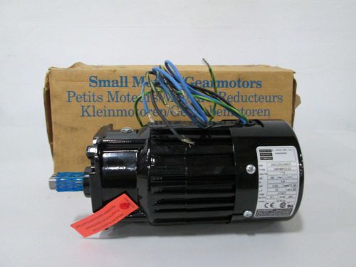 New bodine 34r4bfci-z2 6:1 1/15hp 115v-ac 283rpm 1ph electric gear motor d276780 for sale