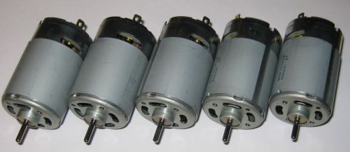 5 x mabuchi rs-555 ph motors - 12v - 4500 rpm - high torque motors - 5 poles for sale