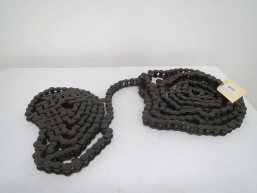 New rexnord 80 ptc link-belt riveted 1in 10ft single strand roller chain b376275 for sale