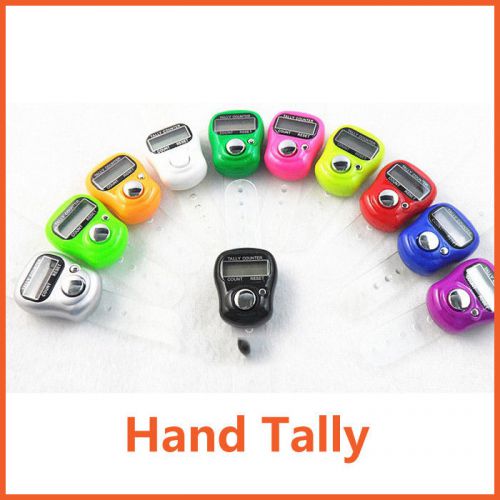 10X Mini LCD Electronic Digital Display Finger Hand Tally Counter Timer Pop USSP