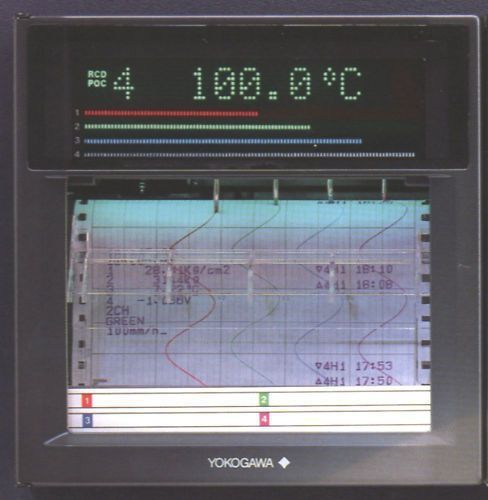 Yokogawa 436004  4-Point Color Chart Recorder UR1000