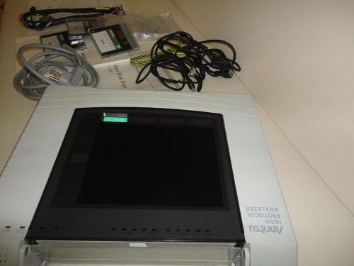 ANRITSU EF213A ISDN PROTOCOL ANALYZER COMPLETE WITH DOCUMENTATION &amp; ACCESSORIES