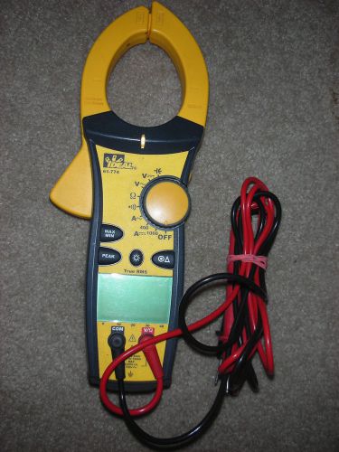 Ideal 61-774 1000a  ac/dc industrial clamp-on meter w/ true rms volt meter for sale
