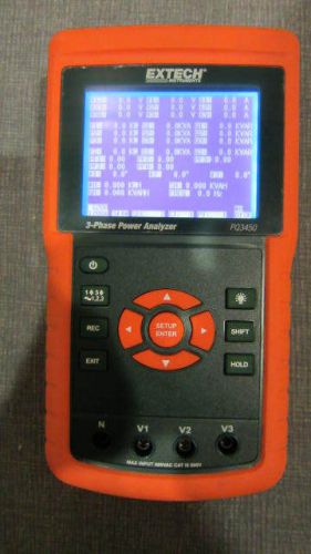New extech 3-phase power analyzer model pq3450 for sale