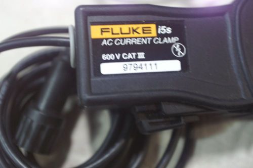 (3) Fluke i5S AC Current Clamps