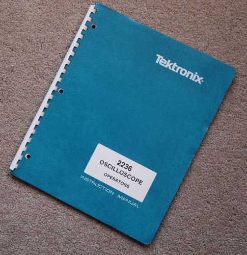 Tektronix 2236 Osciolloscope Original Operators Manual, nice condition