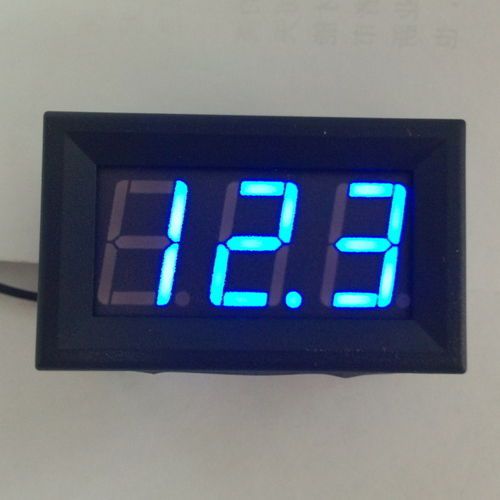 Blue led car auto voltmeter voltage volt panel digital mini meter gauge 4.5-30v for sale