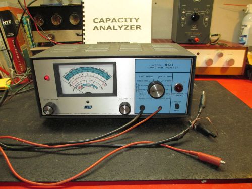 Vintage B &amp; K Model 801 Capacitor Analyst with copy of Manual