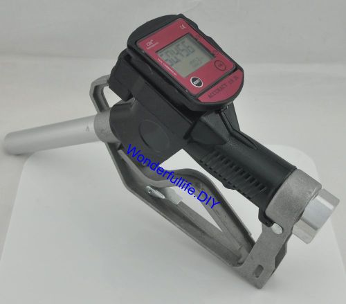Turbine fuel gasoline diesel petrol nozzle gun nozzle flow meter easy to adjust for sale