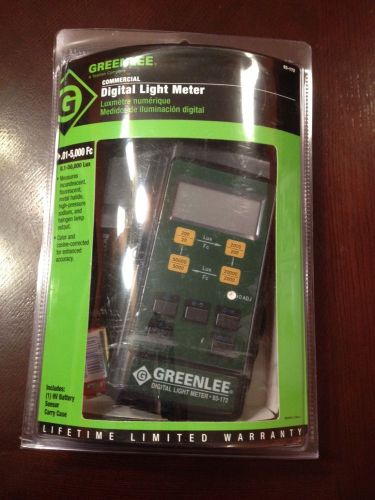 Greenlee digital light meter