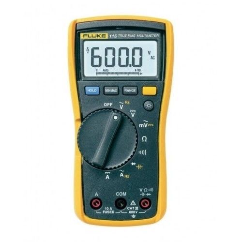 Fluke 115 digital multi meter handheld electrical tester diode frequency compact for sale