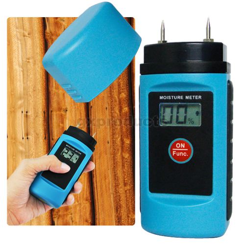 Digital Portable Wood/Building Materials 2-Pin Moisture Meter With LCD Display