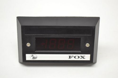 NEW FOX METER F111-385 DIGITAL F100 SERIES PANEL METER D236799