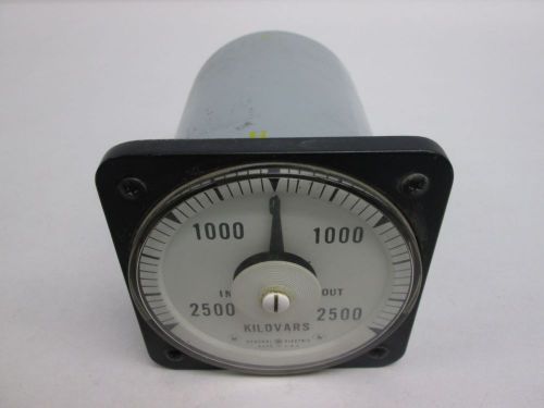 General electric 50-100322fllj1aav type ab18 varmeter meter 120v-ac 5a d282015 for sale