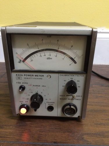HP Agilent 432A Analog Power Meter,used,fully working...
