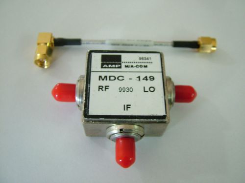 Rf mixer amp rf 10 - 1500mhz if dc - 1500mhz lo drive 7dbm  mdc-149 + sma cable for sale