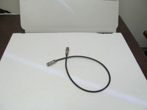 HP AGILENT 11172B COAXIAL CABLE ASSEMBLY, 2 FEET, TRIAX 3 PIN CONNECTORS, USED