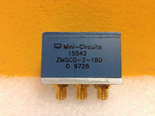 Mini-Circuits ZMSCQ-2-180, 120 to 180 MHz, SMA (F-F-F) Power Splitter / Combiner