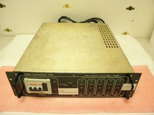 Power Engineering INDS High Voltage DC Power Supply model SR5010 1KW 5 output