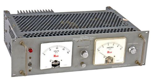 Harrison laboratories hlab 510a 0-36v 0-10a regulated dc power supply psu as-is for sale