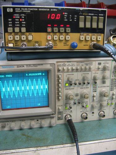 Hp 8116a pulse / function generator 50 mhz ***tested*** for sale