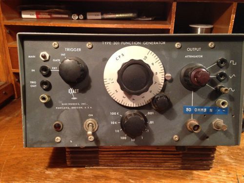 VINTAGE EXACT ELECTRONIC TYPE 301 FUNCTION GENERATOR - PARTS/AS-IS