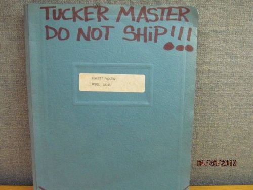 Agilent/HP 1915A Variable Transition Time Output Operating Service Manual/schems