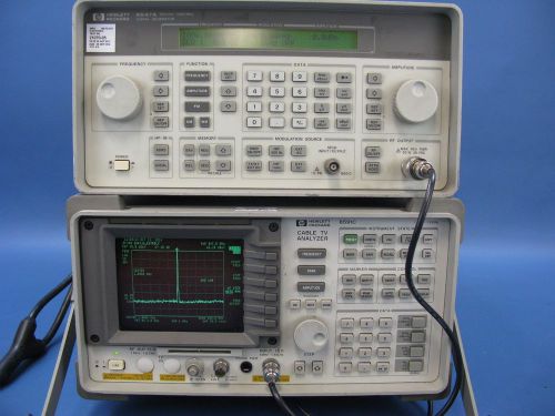 HP 8647A Signal Generator 250kHz-1000MHz w/ Option IE5 &amp; HPIB  TESTED!