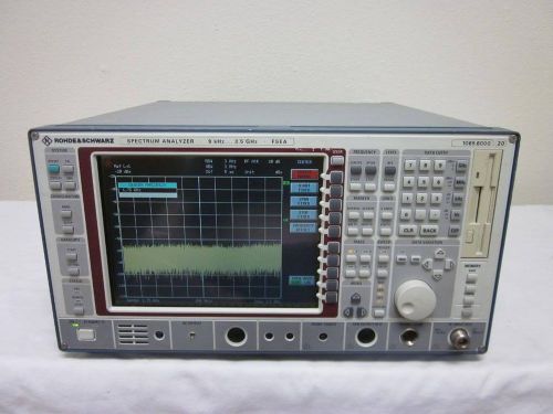 Rohde &amp; Schwarz FSEA20 9 kHz to 3.5 GHz Spectrum Analyzer with Option B4!