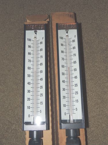Trerice Thermometer Process Thermometers 0-100 F Qty 2