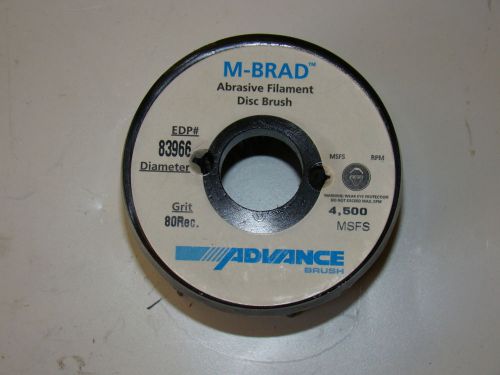 M-Brad Abrasive Filament Disc Brush 80 Grit 83966