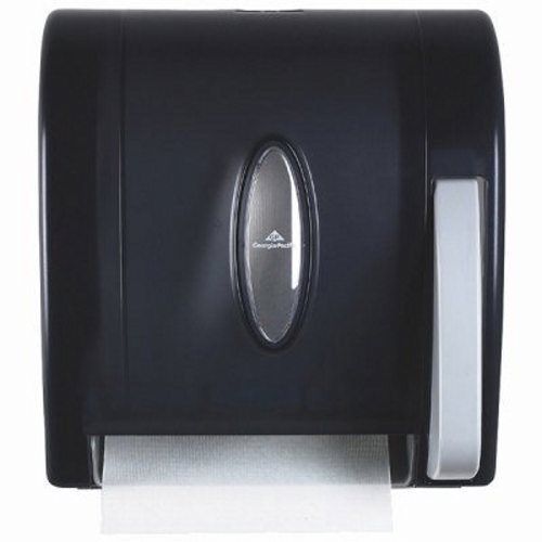 Georgia pacific hygienic push-paddle paper towel dispenser, smoke (gpc 543-38) for sale