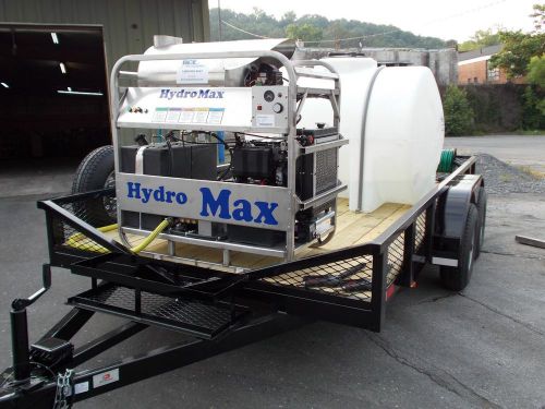 Hot water pressure washer trailer mounted-8.5gpm,3600psi-diesel engine for sale
