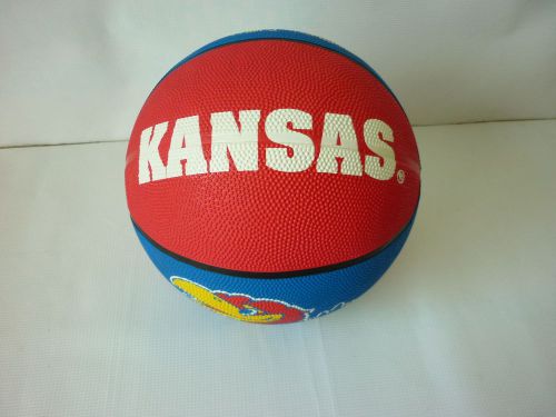Baden Kansas Jayhawks Official Size Rubber Basketball
