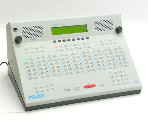 VEGA TELEX C-6200 C6200 IP VOIP ANALOG HYBRID RADIO DISPATCH CONTROL CONSOLE