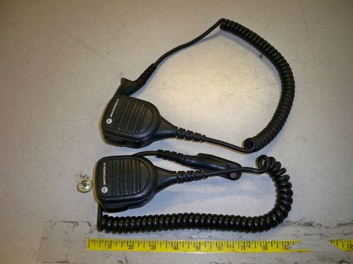 Lot of 2*Motorola PMMN4050A Two-Way Radio Microphones AS-IS