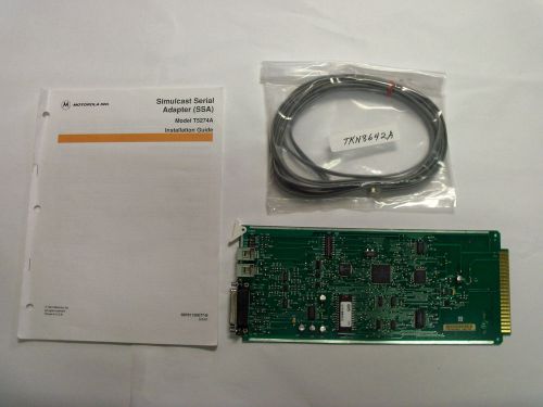 Motorola Simulcast Serial Adapter SSA Model TRN7264A50 w TKN8642A Cable &amp; Manual
