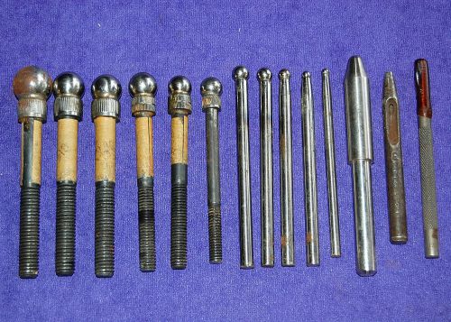 Lot of assorted sizes of ball head bolts and ball head rods for sale