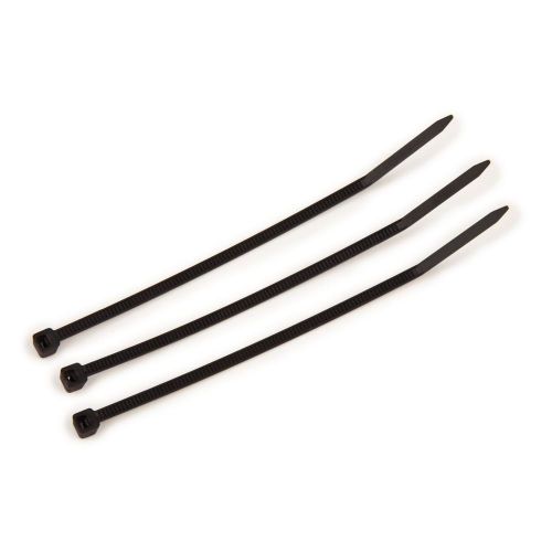 Pack of 100 4&#034; inch zip cable tie wire management nylon black for sale