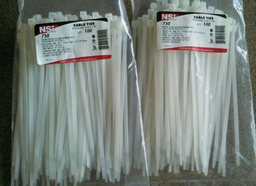 NSi Standard Cable Ties (lot of 2)