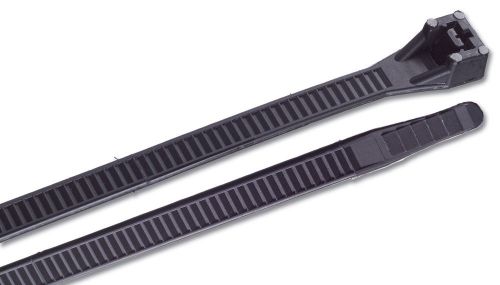 Gardner bender 46-424uvb 50 count 24-in ultraviolet black heavy duty cable ties for sale