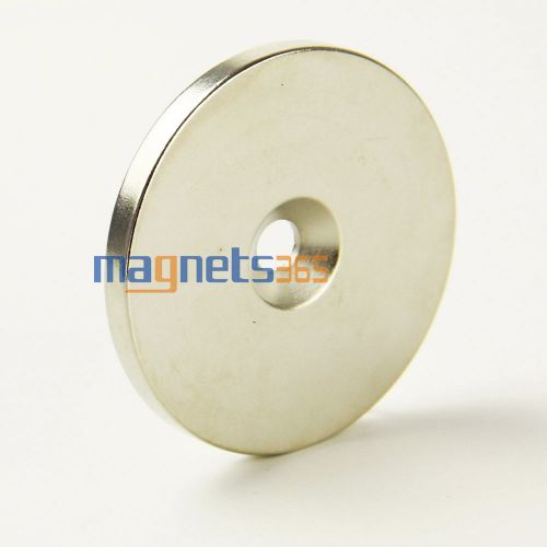 1 N35 Strong Round Countersunk Rare Earth Neodymium Magnet 50 x 5mm Hole 6mm