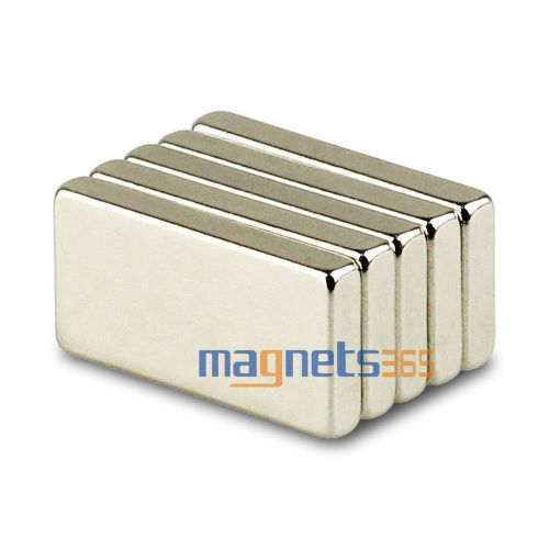 5pcs N35 Super Strong Block Cuboid Rare Earth Neodymium Magnets F18 x 10 x 3mm