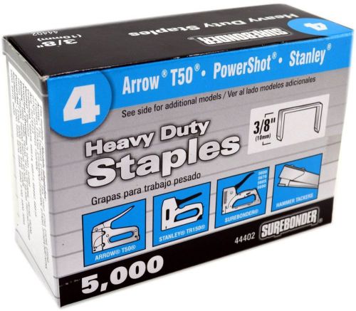 3/8 length heavy duty staples 5000 nt per box 44402 for sale