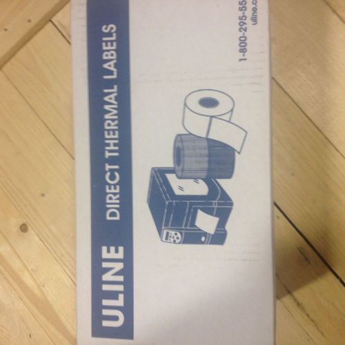 6 Rolls Of NEW ULINE Industrial Direct Thermal Labels 4 x 6&#034;