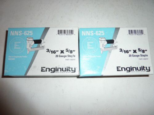 enginuity paslode 3/16&#034; crown X 5/8&#034; 20 Guage Galvanized Staples box of 10000