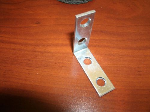 1-1/2 x 1-1/2 corner brace with 4 holes zinc plated brand new for sale