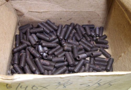 6/40 x 3/8 socket set screws cup point (qty.200) #1758 for sale